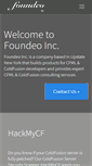 Mobile Screenshot of foundeo.com